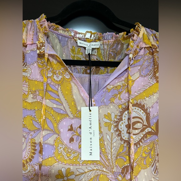 Maison d'Amélie | NWT Top Blouse Size XS - Picture 5 of 5